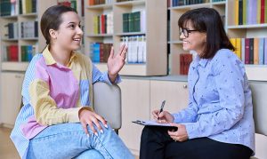 barn og unge psykisk helsearbeid samtale fagperson